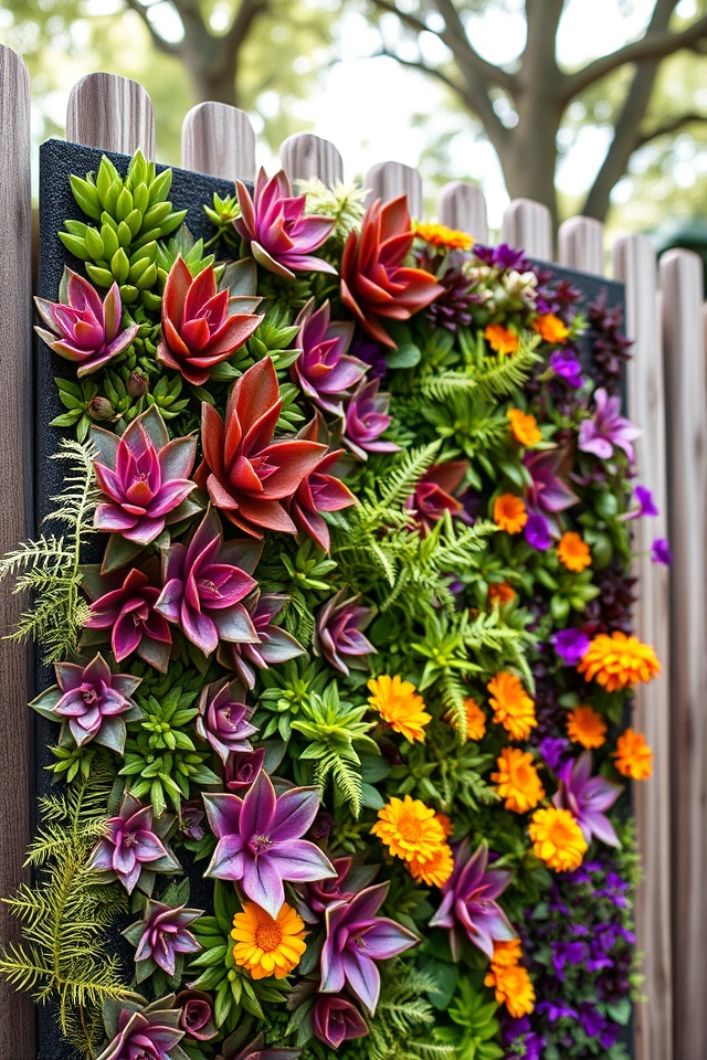 vibrant living mural panels