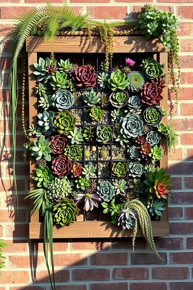 vibrant living plant displays
