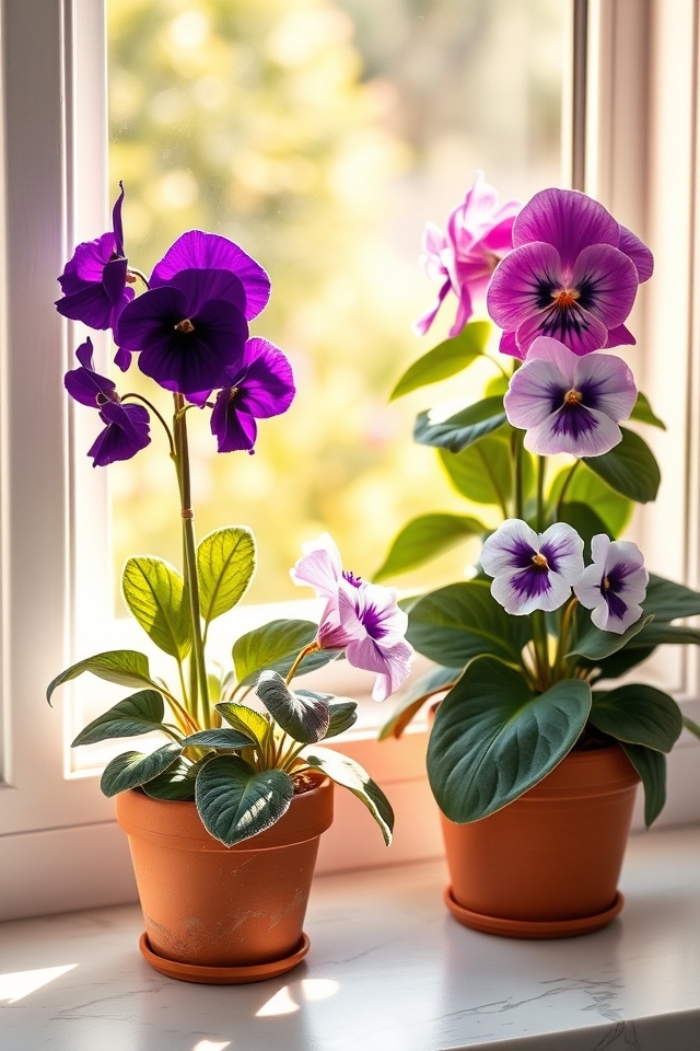 vibrant low maintenance african violets