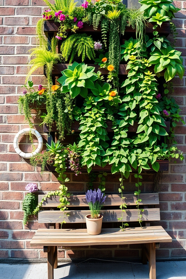 vibrant space saving greenery