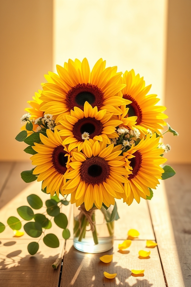 vibrant sunflowers radiate joy