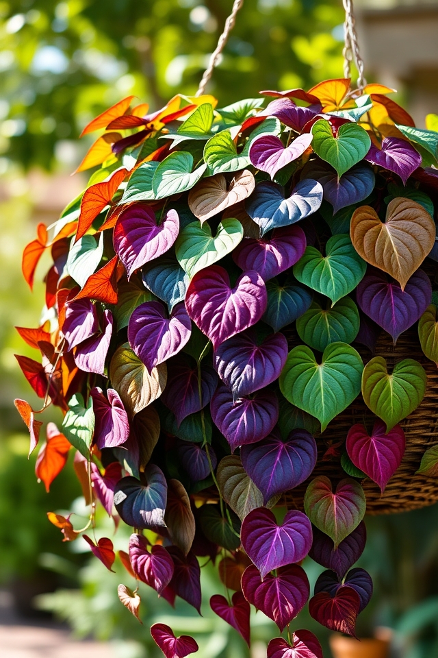 vibrant trailing foliage plant