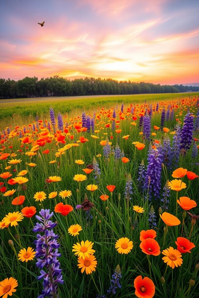 vibrant wildflower meadow haven