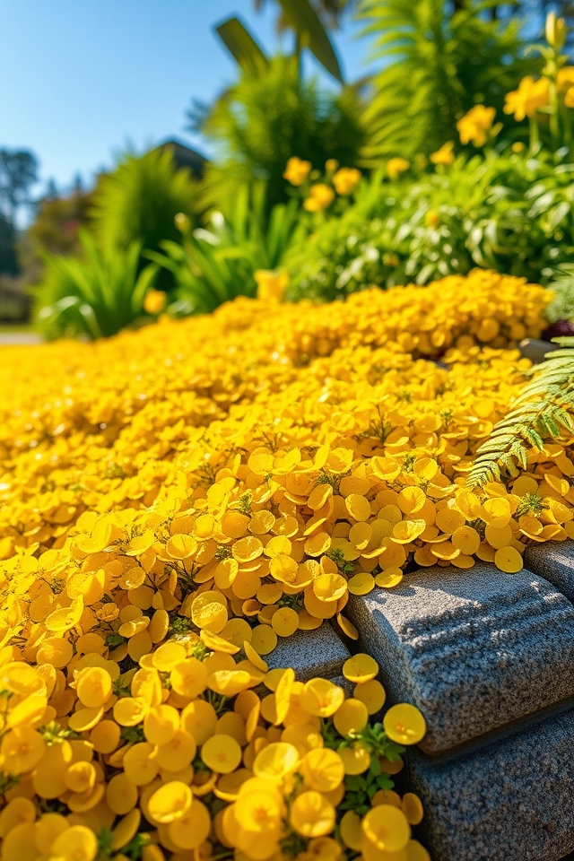 vibrant yellow lemon groundcovers