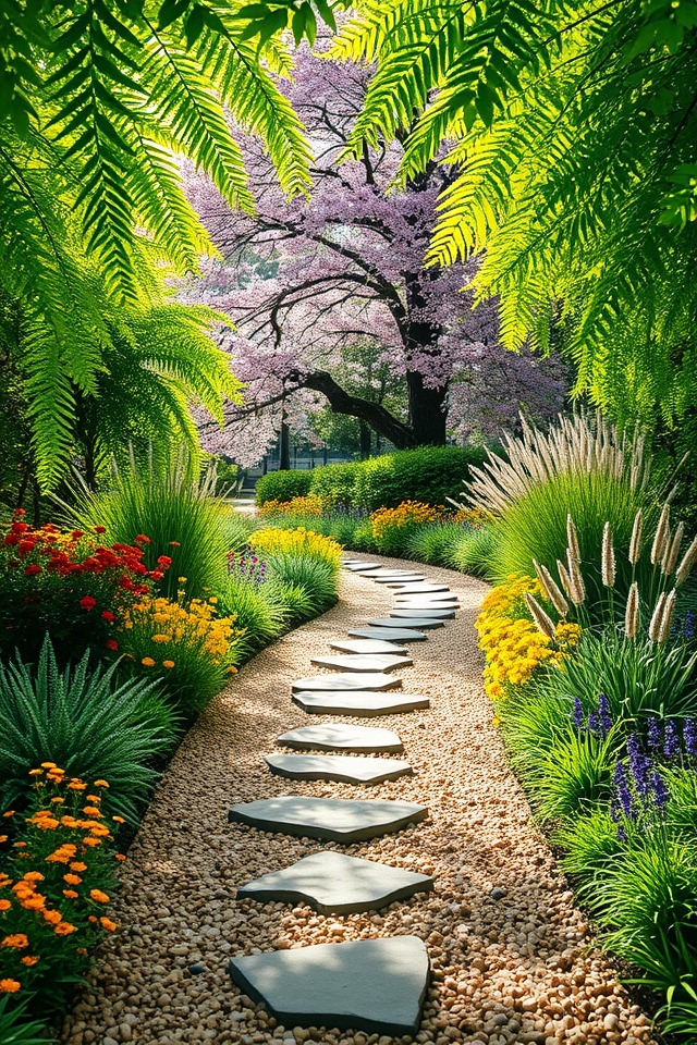 visually appealing garden pathways