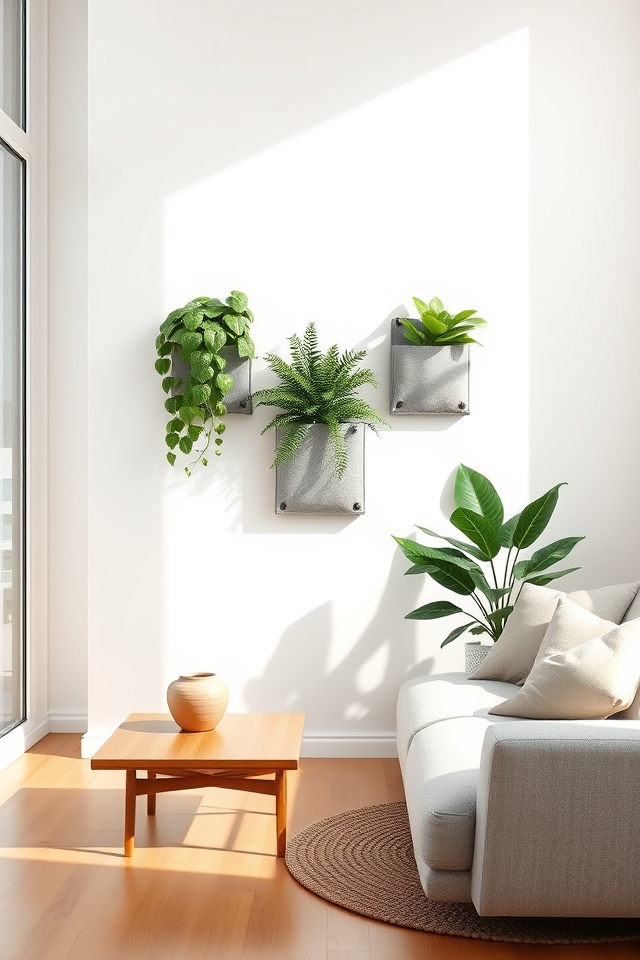 wall mounted plant pockets