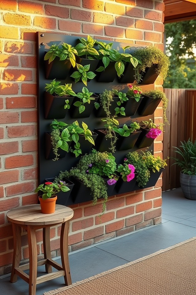 wall mounted vertical gardens