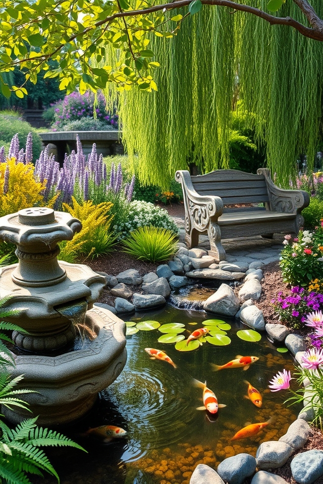 water features enhance tranquility