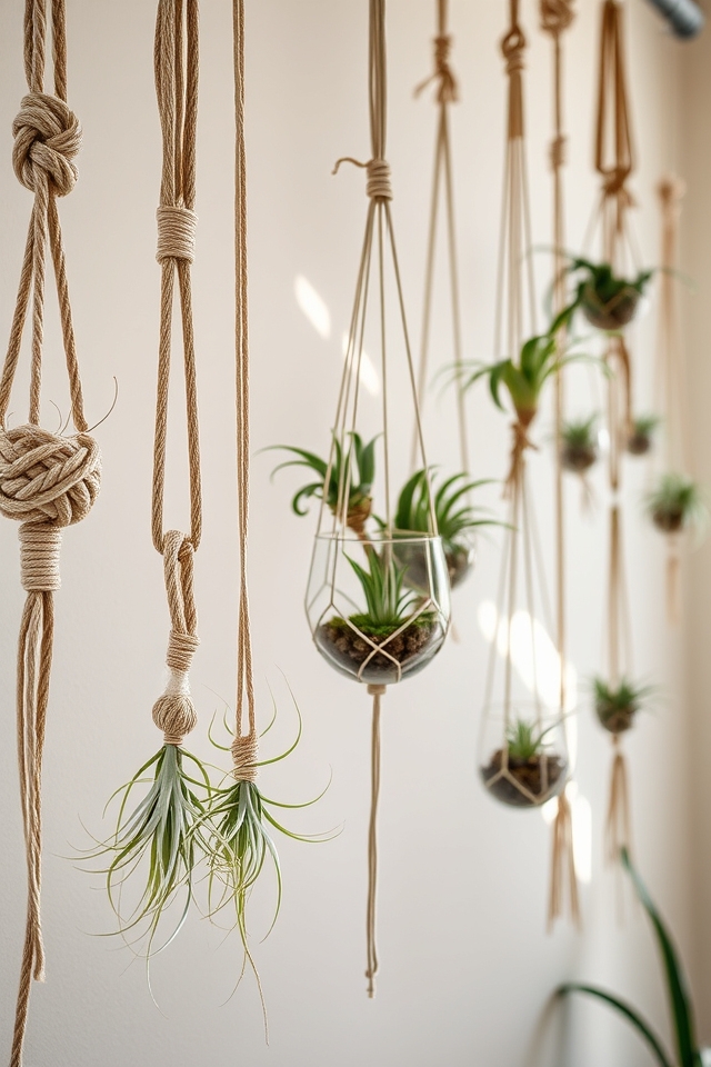 whimsical air plant displays