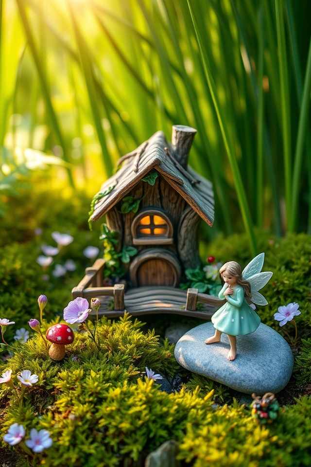 whimsical fairy garden miniatures
