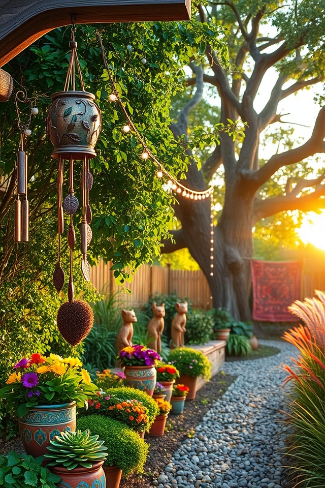whimsical outdoor art decor