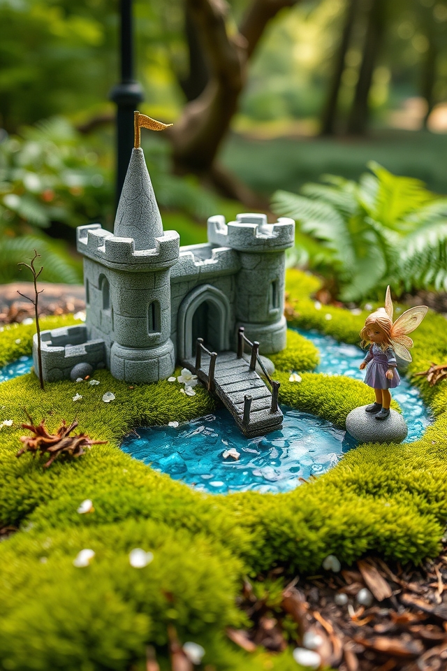 whimsical storybook castle grounds