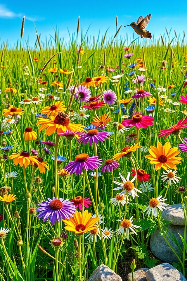 wildflower patch for wildlife