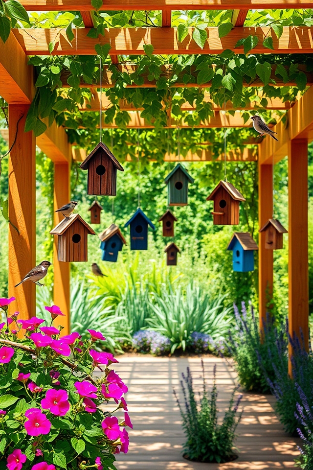 wildlife friendly garden birdhouses