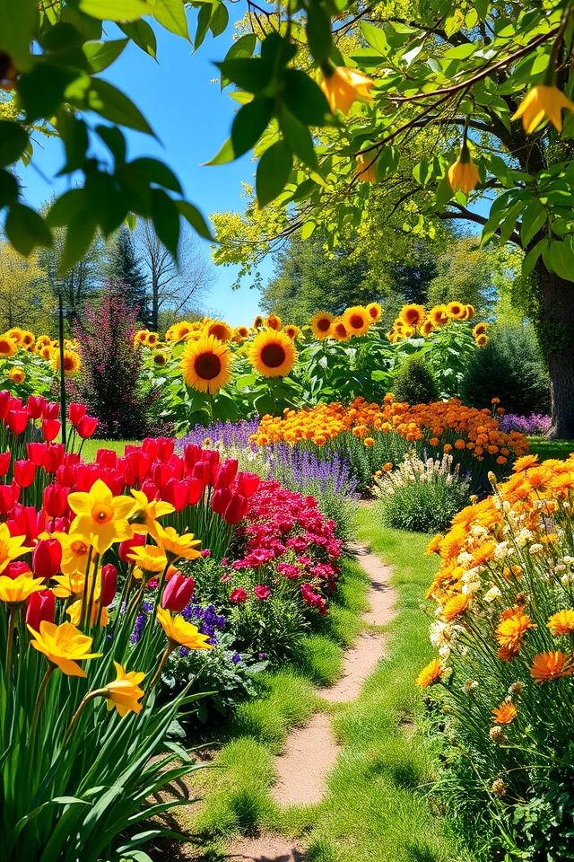 year round colorful gardening