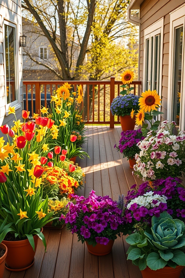 year round patio floral variety