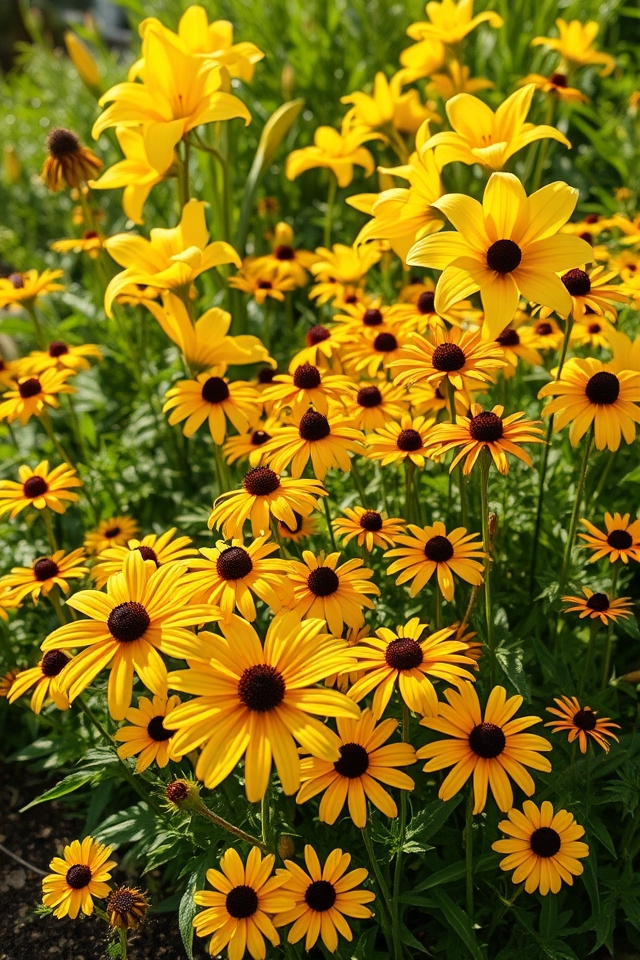 year round yellow perennial mix