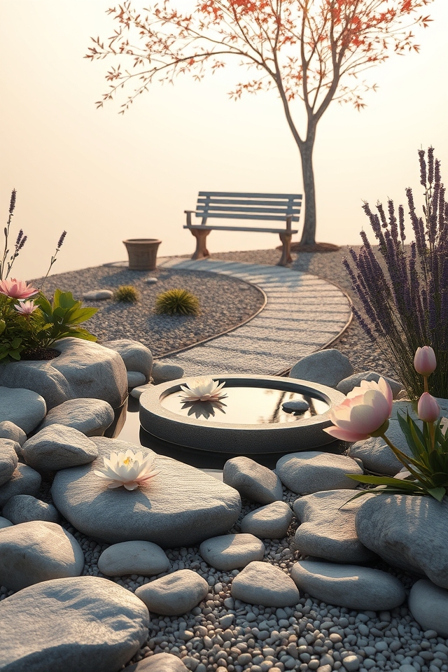 zen inspired floral serenity